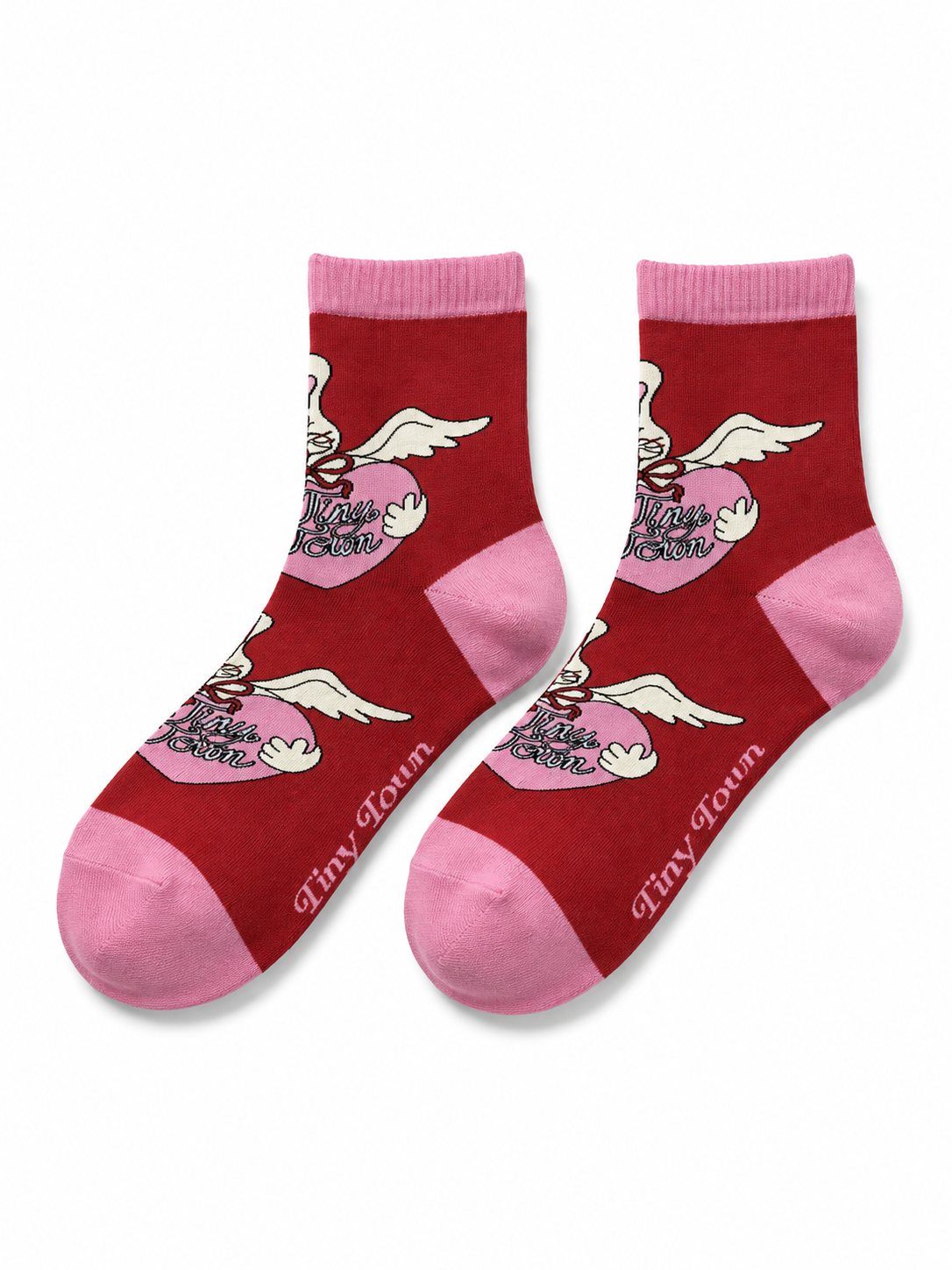 Winged Heart Socks