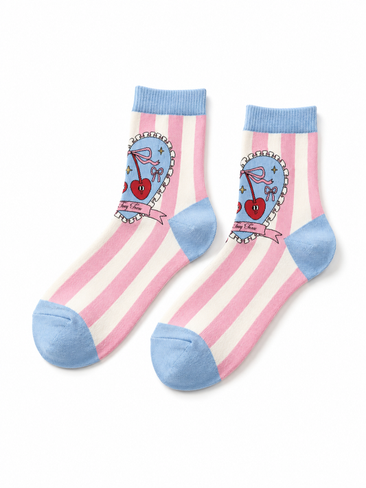 Sweetheart Stripe Socks
